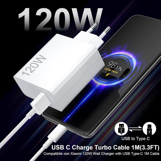 Mi 120W USB Charger (Original – Laat Ka Product, Without Cable, Slightly Used Look)